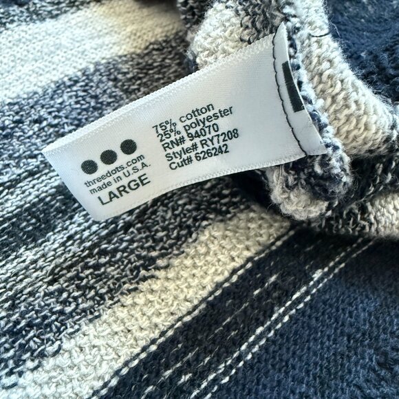 🌻 Three Dots Boho Open Front Cardigan RY7208 - Picture 7 of 8